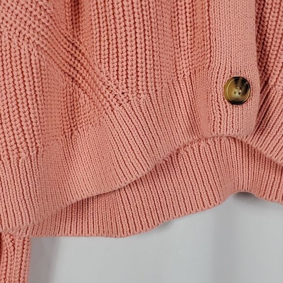NWT 525 Brooke Balloon Sleeve Cardigan in Pink Sand - Large - Picture 8 of 9